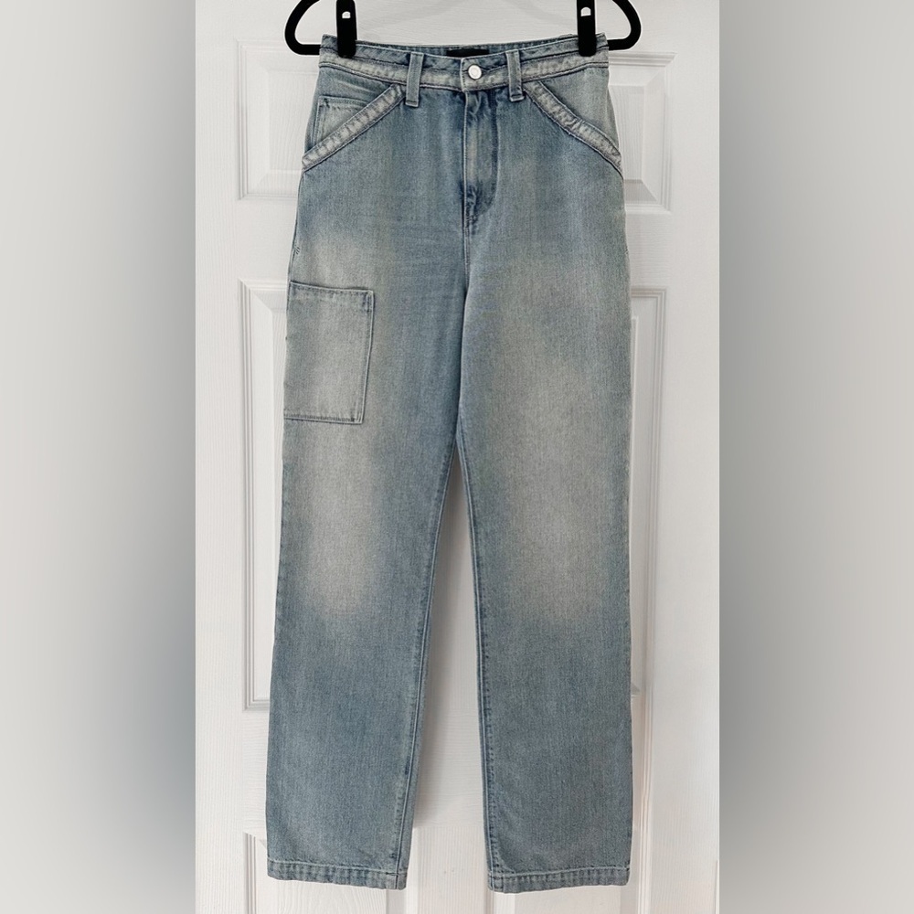 NWT RtA Road to Awe Rowan High Rise Relaxed Fit Straight Leg Jeans sz 27 - Picture 6 of 10